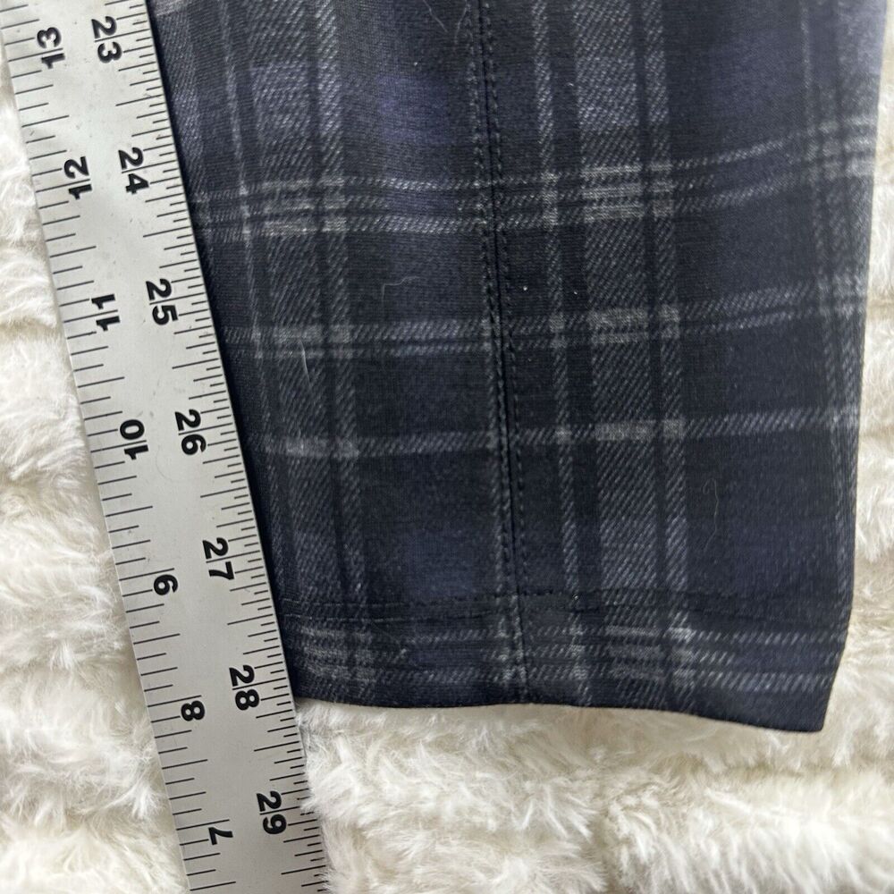 Christopher & Banks Dress Pants Mid Rise Plaid Shaped Fit Size XL Women Stretchy - Picture 5 of 16